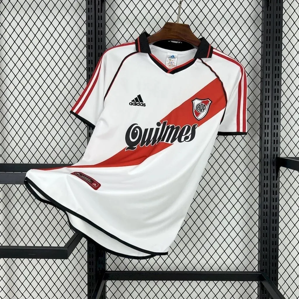 00-01 River Plate Home Retro Kit Vintage Shirt AAAAJersey Supplier Yupoo 7
