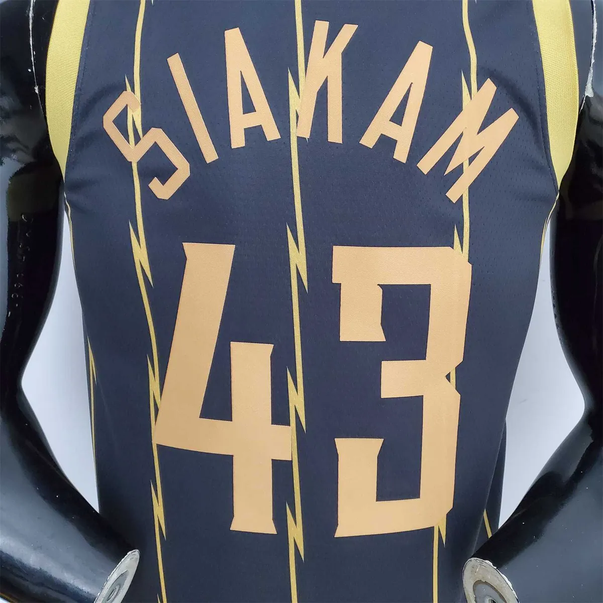 2022 Toronto Raptors SIAKAM#43 City Edition Black NBA Jersey 6