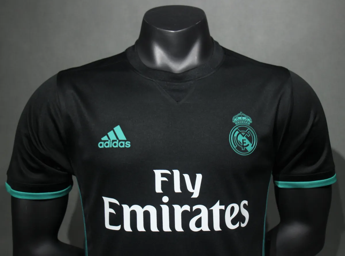 17-18 Real Madrid Away Retro Kit Vintage Player Version Sino Shirt AAAAJersey Dropship Yupoo 4