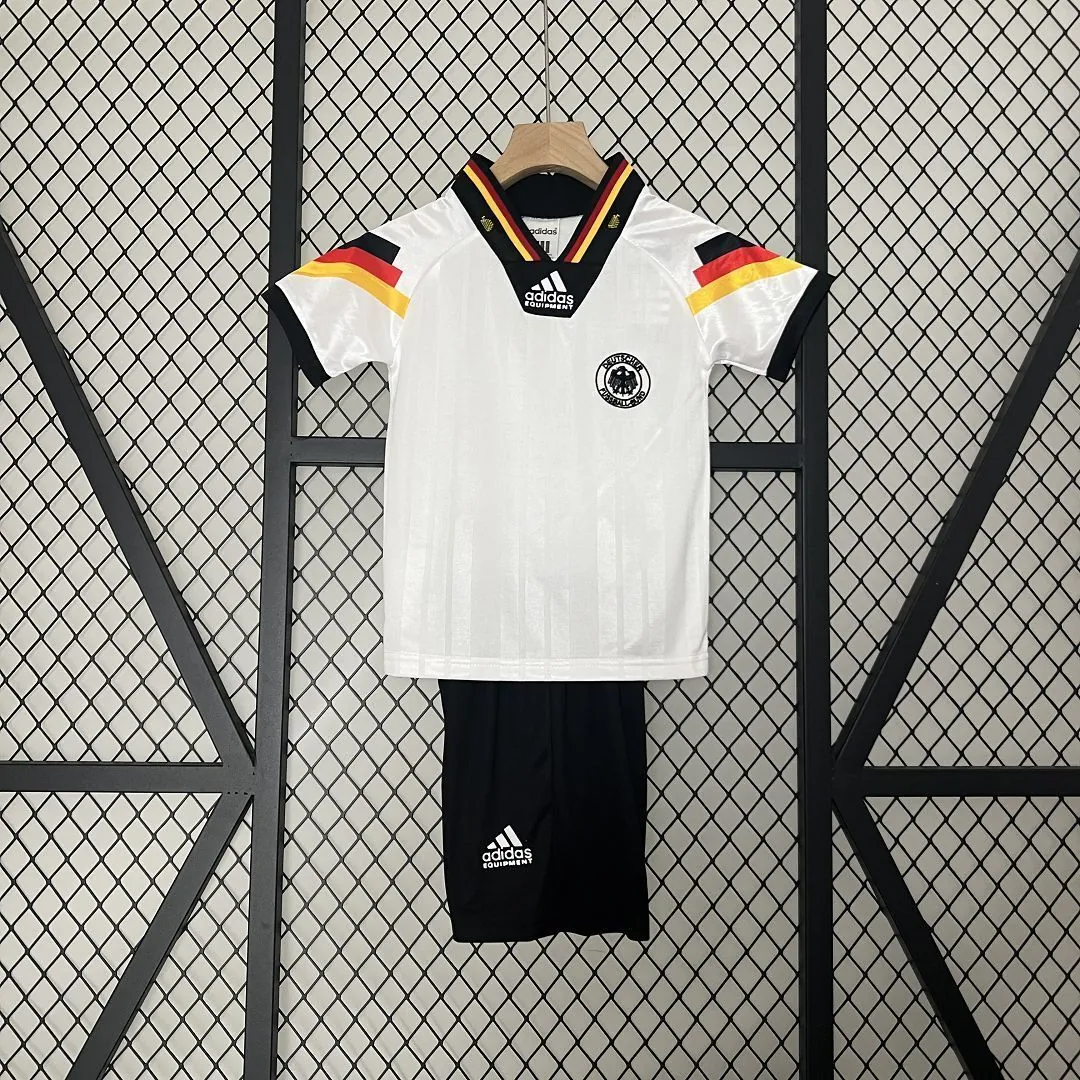 1992 Germany Home Retro Kids Kits Euro Cup Shirt Soccer Jerseys Yupoo 10