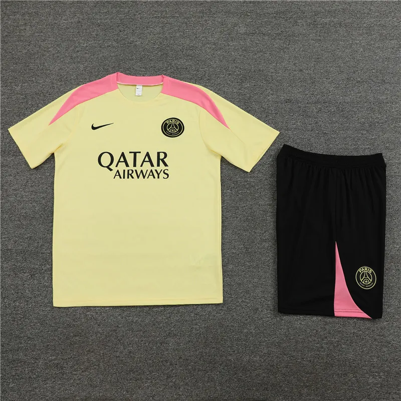 24-25 PSG Yellow Training Kits Football Replicas Yupoo 2