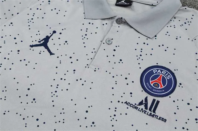 Polo Jordan PSG grey flower spot 10