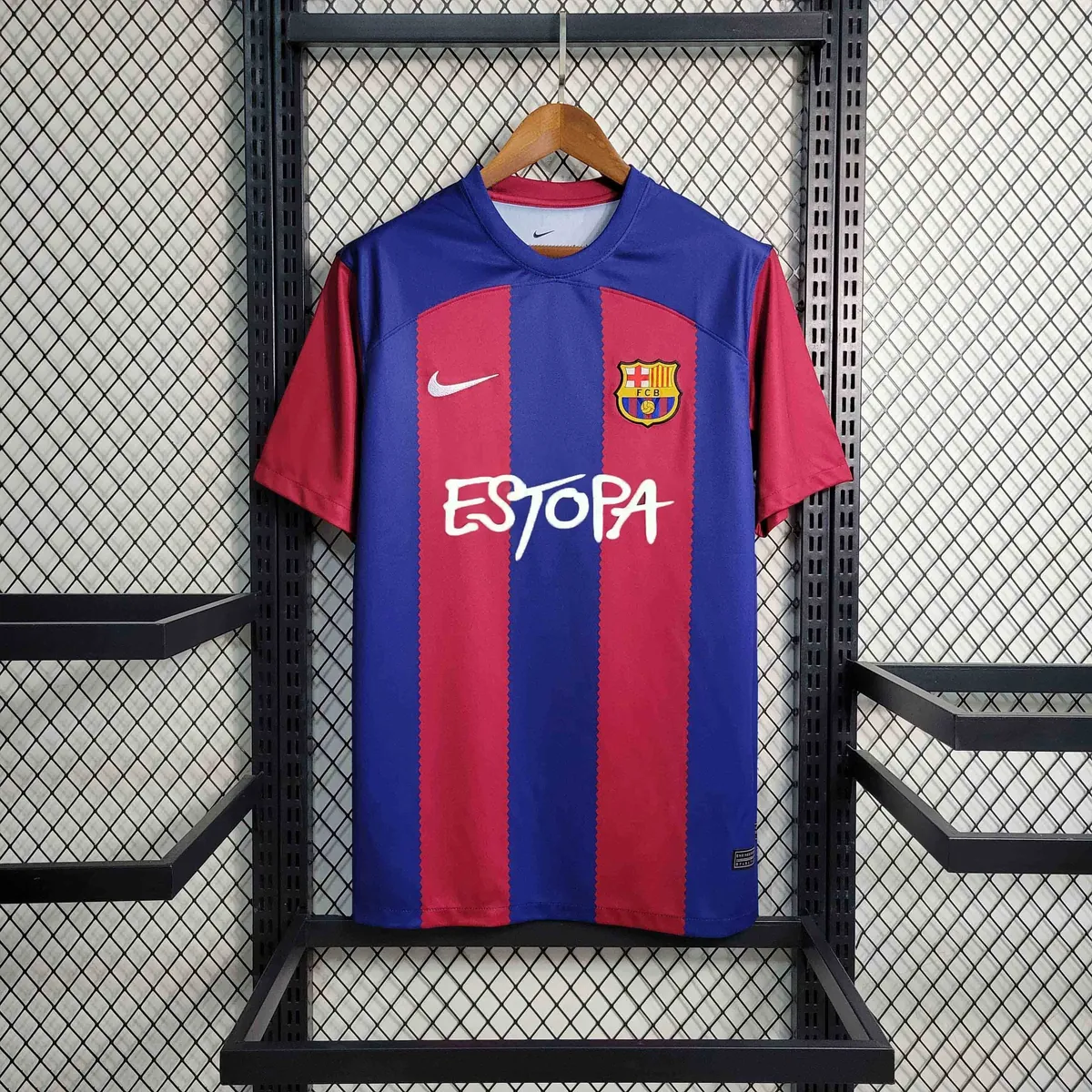 23-24 Barcelona X Estopa Home S-XXL Cheap Soccer Jerseys 7