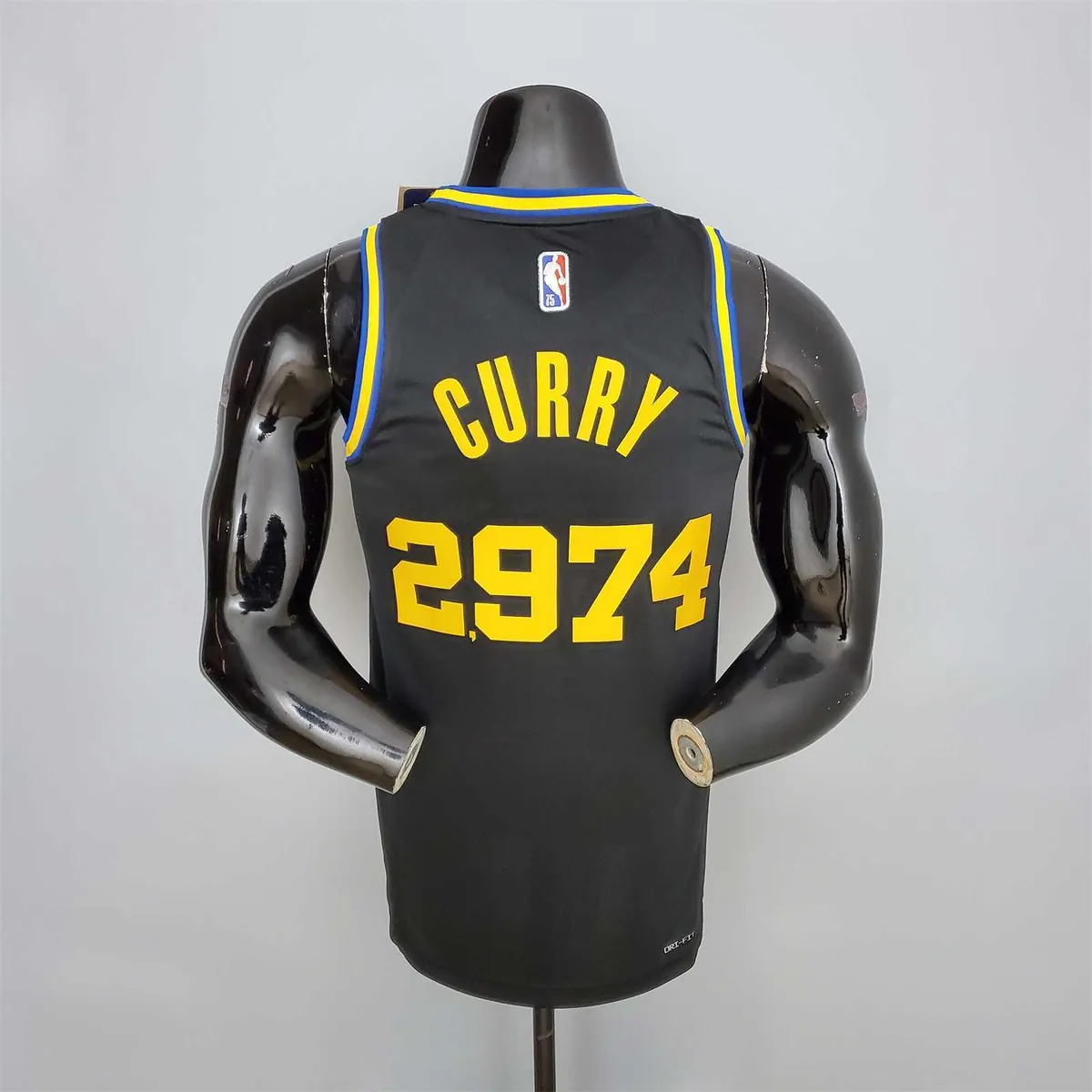 75th Anniversary Curry #2974 Warriors Black 8
