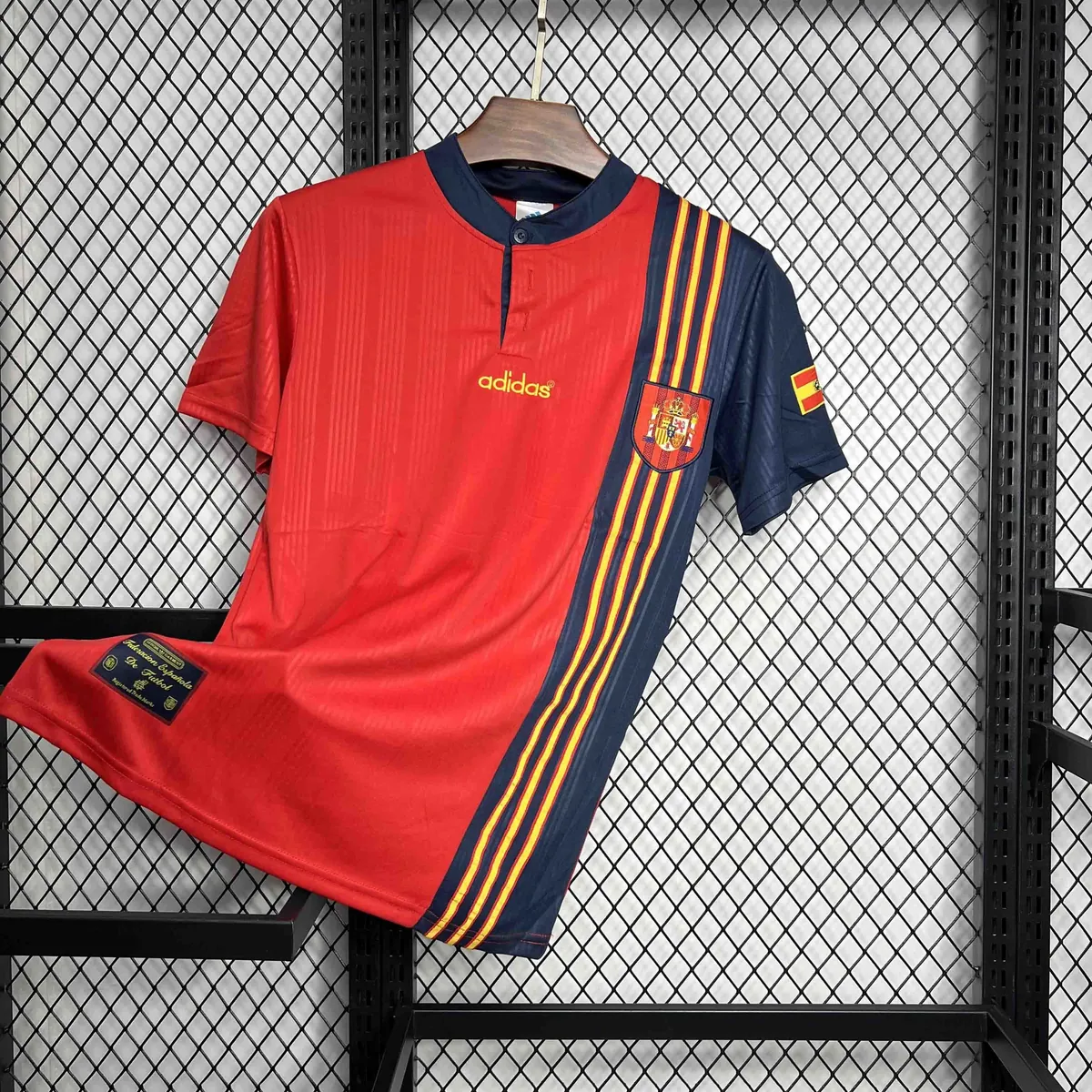 1996 Spain Home Retro Kit Vintage Shirt Sport AAAAJersey Yupoo 7