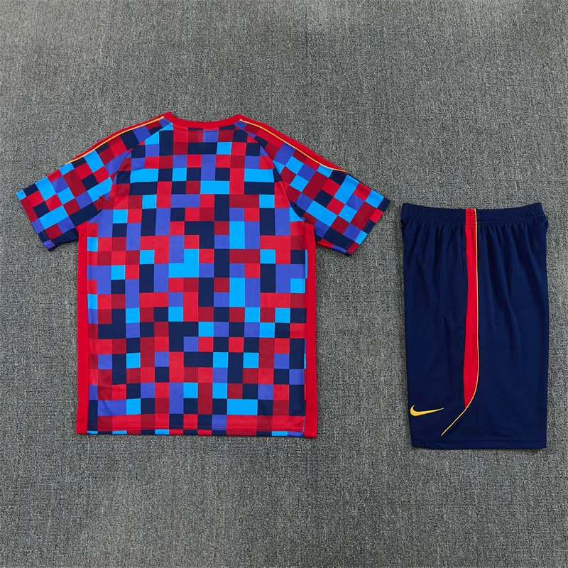 26-27 Barcelona Aldult Kit Football Training Tracksuit Yupoo 5 2