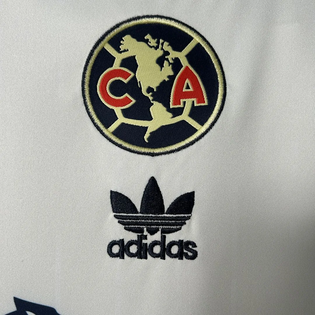 25-26 Club America White Training Kit Soccer T-Shirt AAAAJersey Wholesale Yupoo 1
