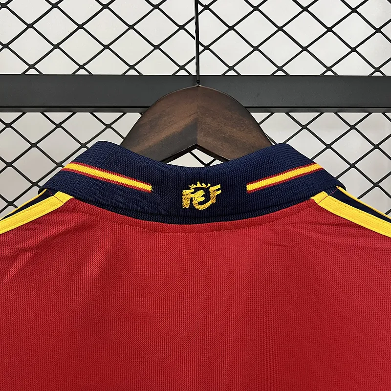 2000 Spain Home Retro Kit Vintage Shirt AAAAJersey Supplier Yupoo 1