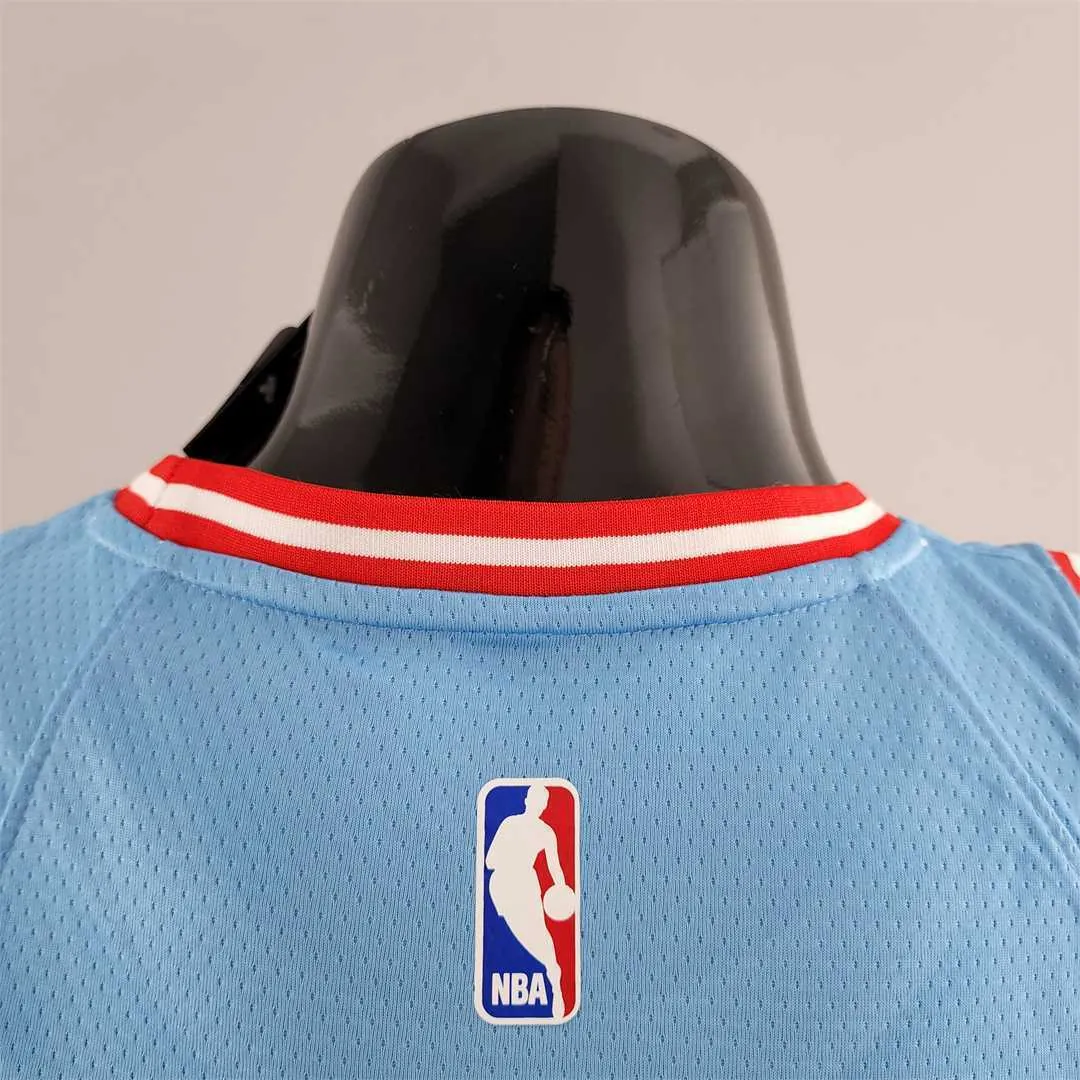 Chicago Bulls DeROZAN #11 Blue NBA Jersey 4