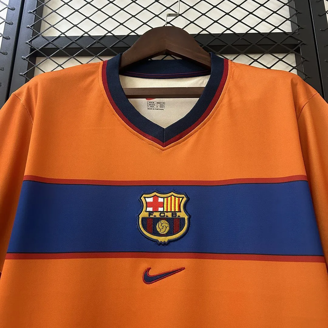 98-99 Barcelona Fourth Retro Kit Vintage Shirt AAAAJersey Dropship Yupoo 3