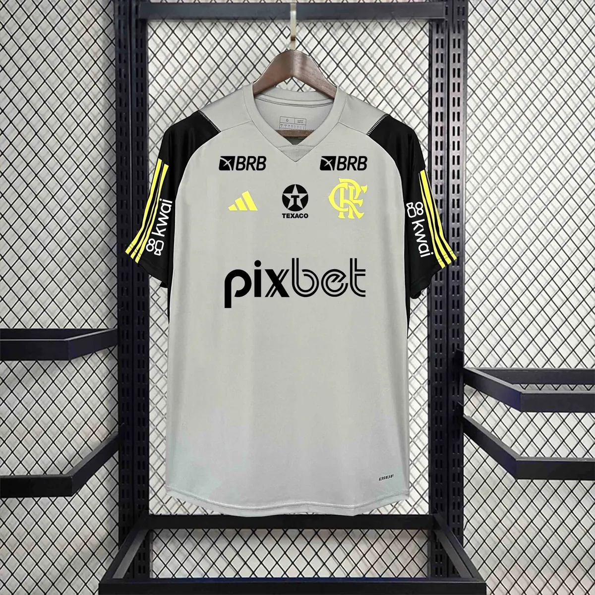 24-25 Flamengo Gray Training Kit Jersey Supplier Yupoo 1
