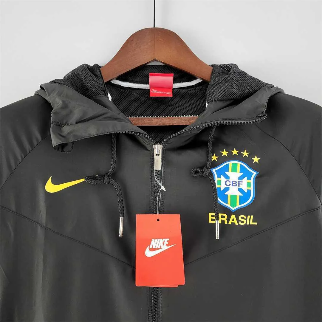 2022 Brazil black windbreaker 4
