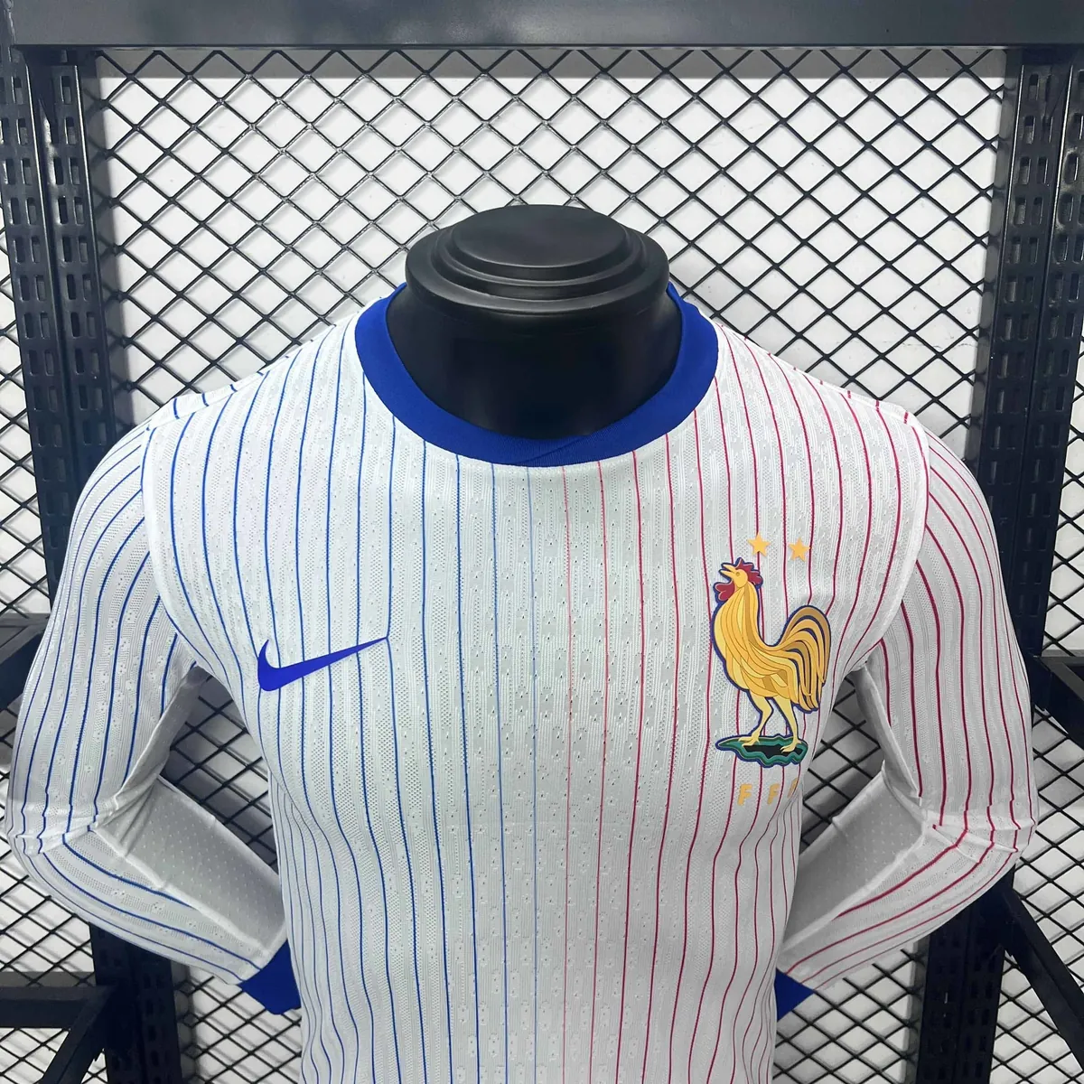 2024 France Away Long Sleeve Kit Player Version Shirt Jerseys Supllier Yupoo 3