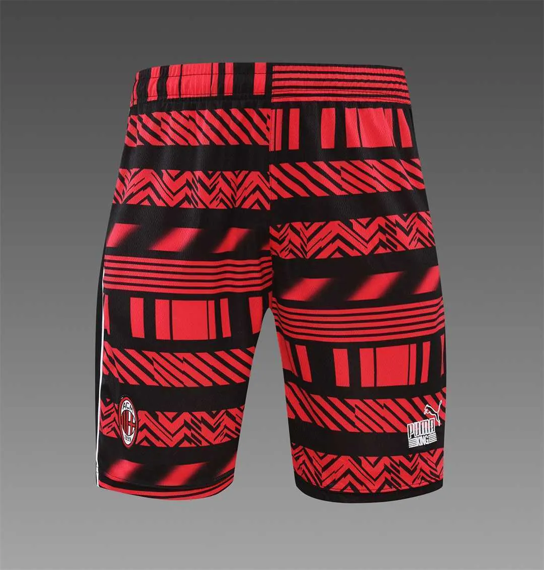 22-23 AC Milan Training Short Sleeve Kit Black 11