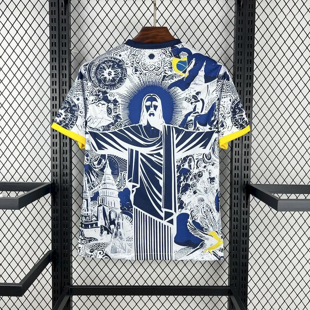 2025 Brazil X Christ Special Edition T-Shirt Football Apparels Soccer AAAAJersey Yupoo 2
