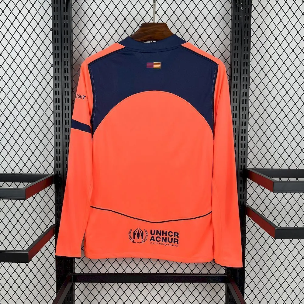 25-26 Barcelona Third Away Kit Football Long Sleeve T-Shirt AAAAJersey Dropship Yupoo 2