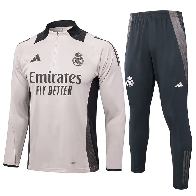 24-25 Real Madrid Long Sleeve Training Suit Football Shirts 3