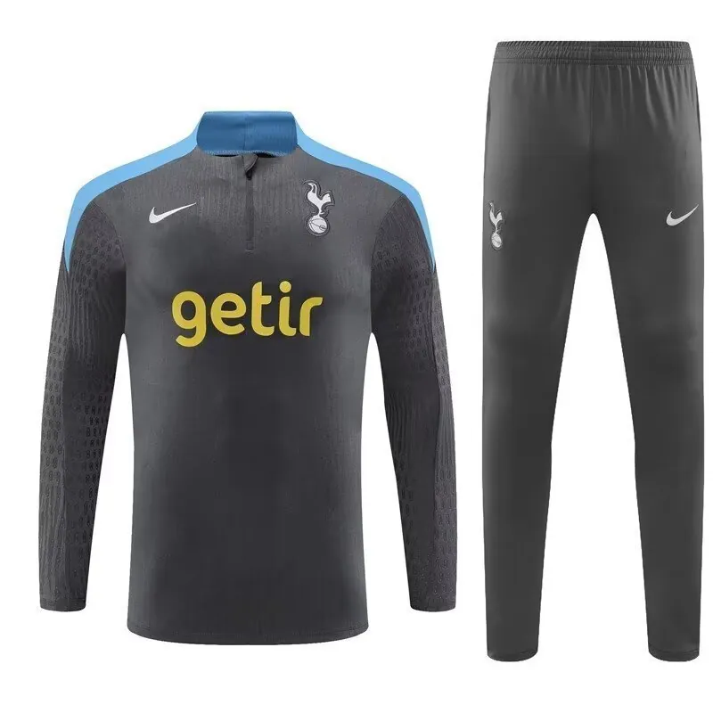 24-25 Tottenham Long Sleeve Training Suit Football Shirts 3