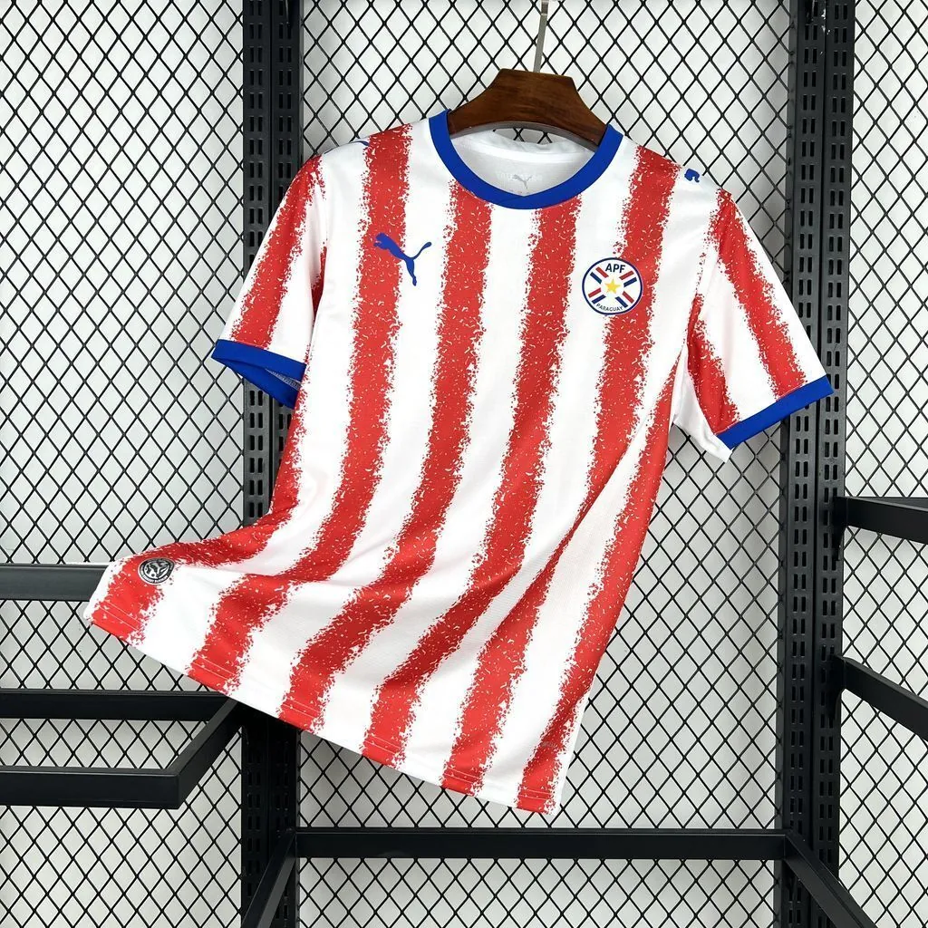 2026 Paraguay World Cup FIFA Home Mens Kit Football T-Shirt AAAAJersey Supply Yupoo7 2