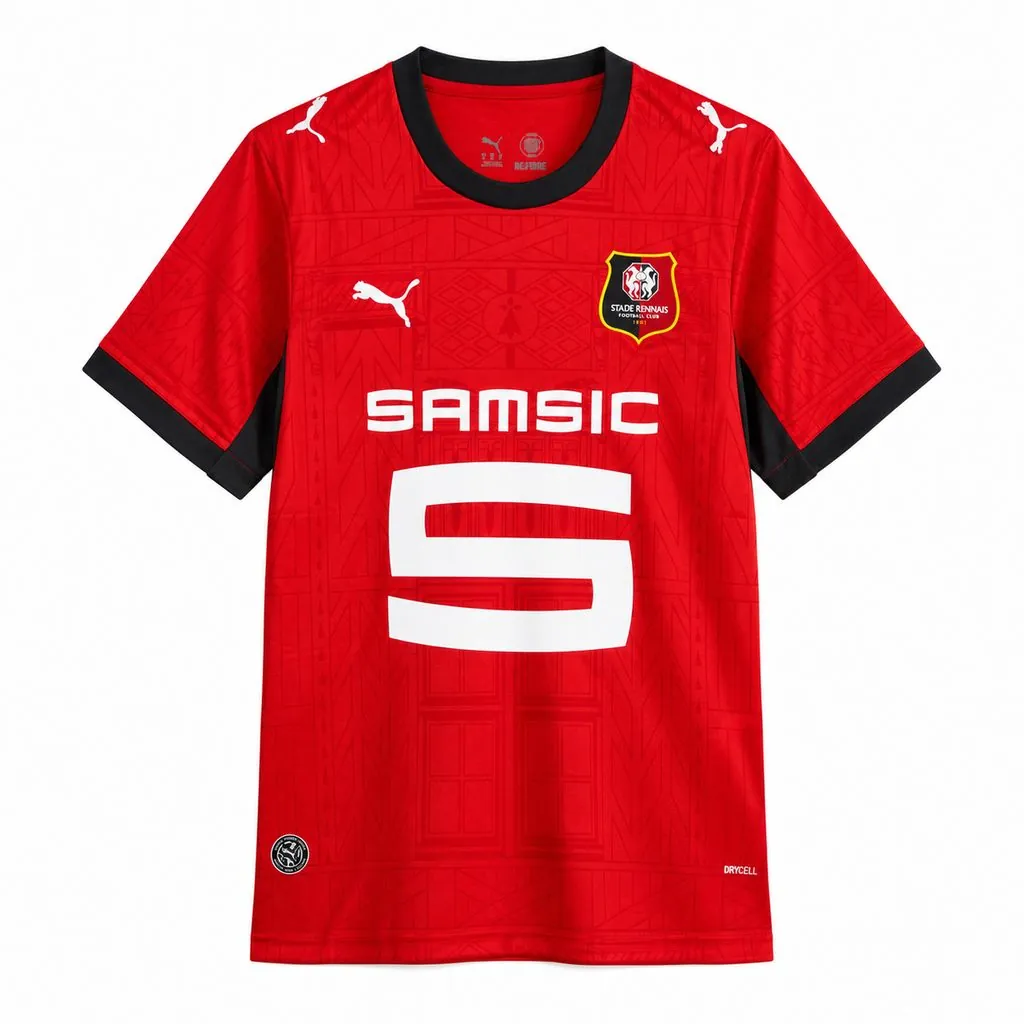 26-27 Stade Rennais Mens Home Kit Football T-Shirt AAAAJersey Supply Yupoo 10 6