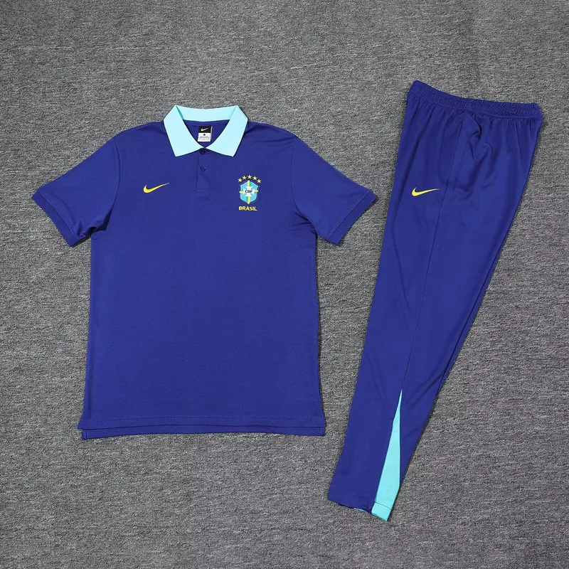 25-26 Brazil Training POLO Kit Soccer AAAAJersey Yupoo 1