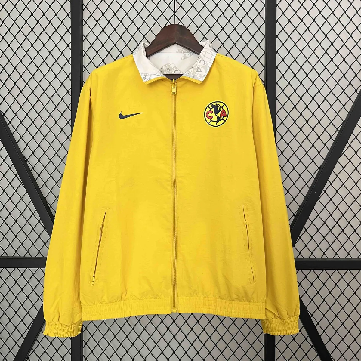 2024 Club America Trench Coat Reversible Windbreaker Double-Sides Jacket Soccer AAAAJersey Yupo 2