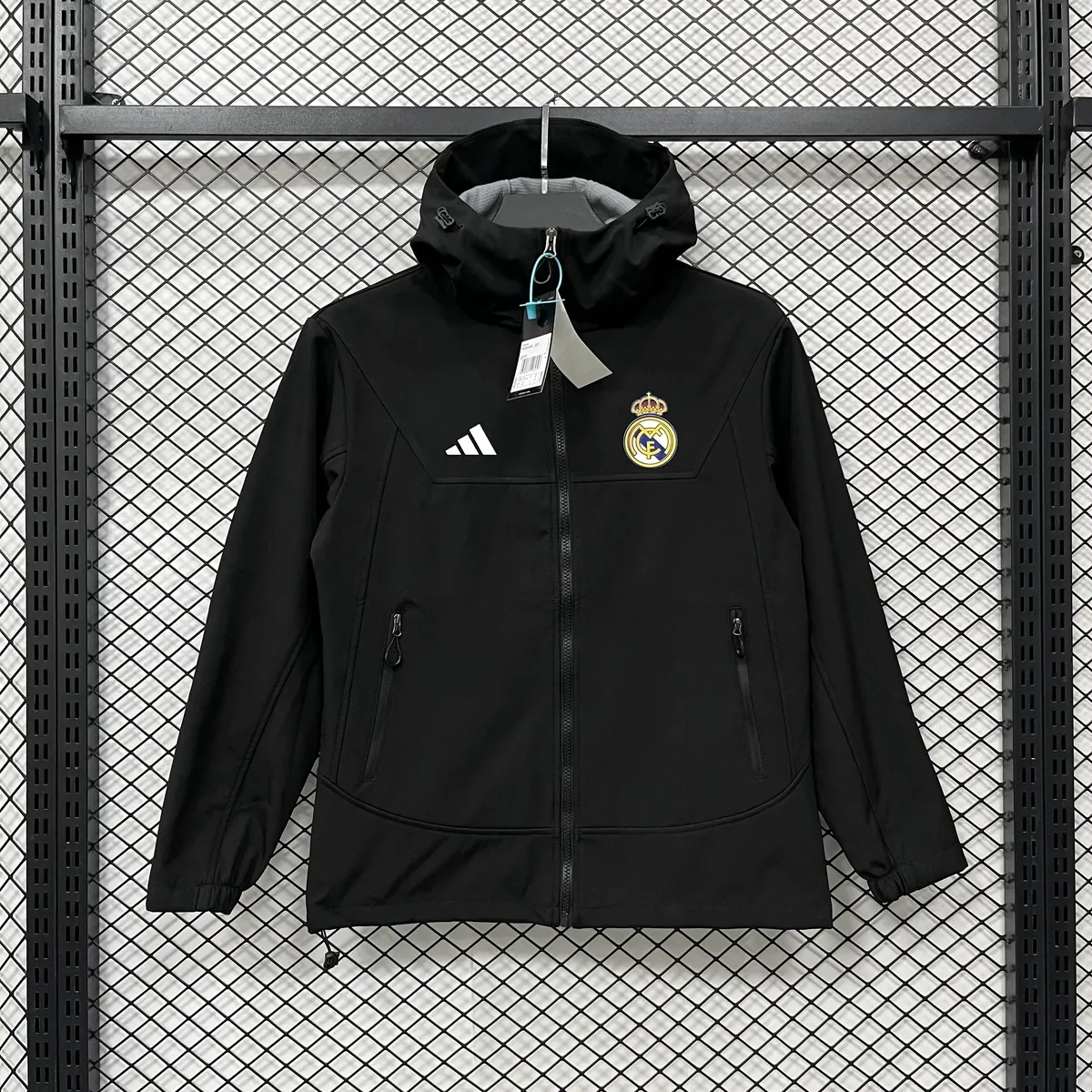 25-26 Real Madrid hardshell jacket Kit Football AAAAJersey Supply Yupoo 3
