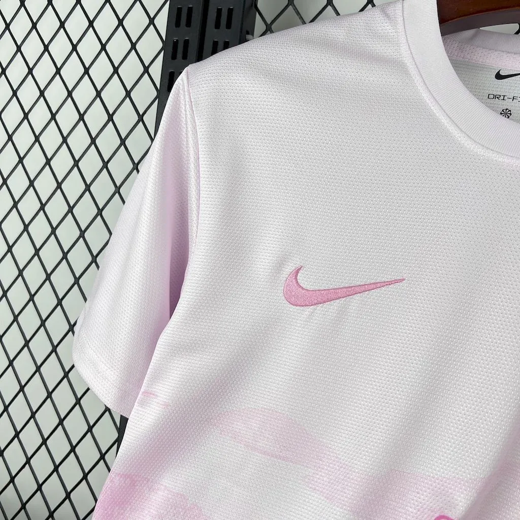 2025 Brazil Cristo Redentor Pink Special Edition T-Shirt Football Apparels Soccer AAAAJersey Yu 3