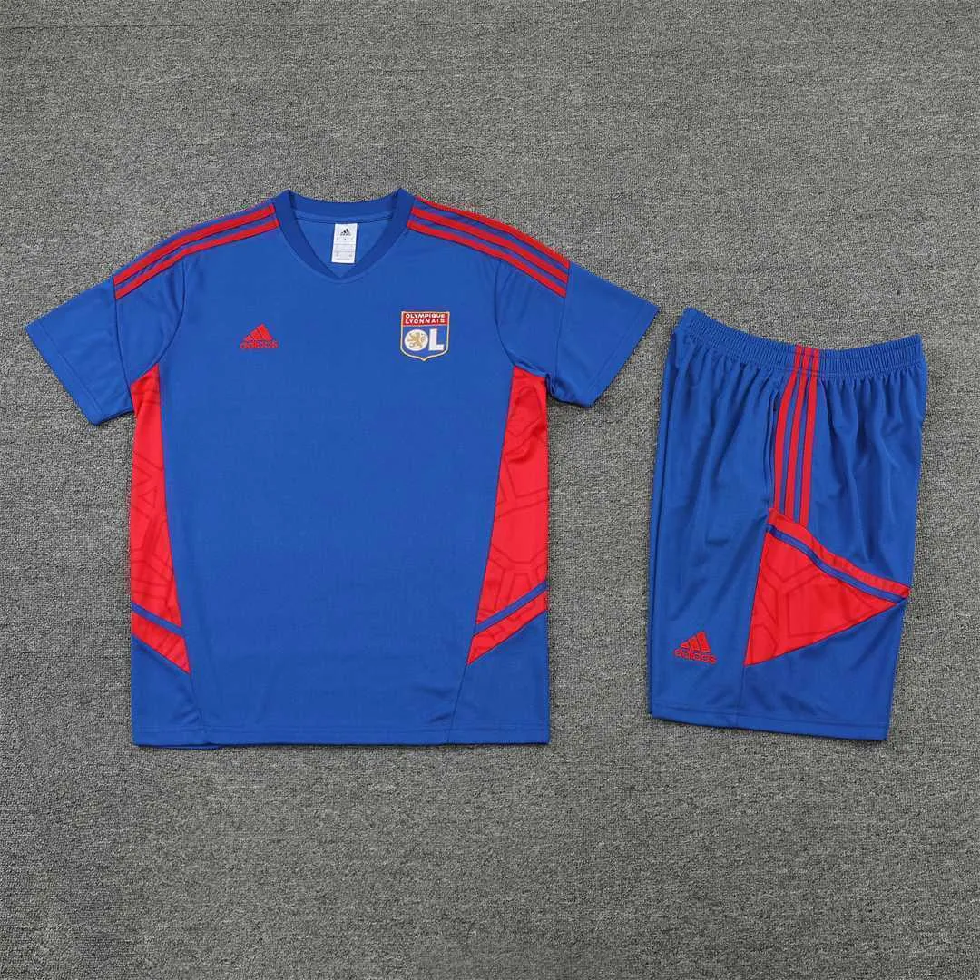 22-23 Lyon Training Suit Short Sleeve Kit Blue 15