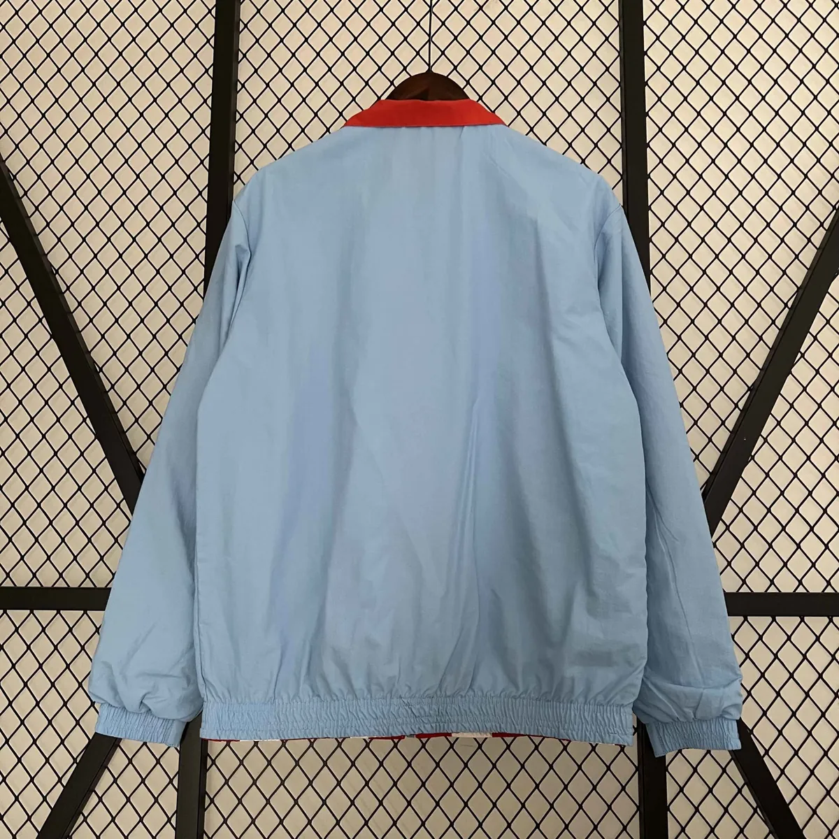 23-24 Manchester City Reversible Windbreaker Red&Blue Double-Sides Jacket Soccer Jerseys For Sa 1