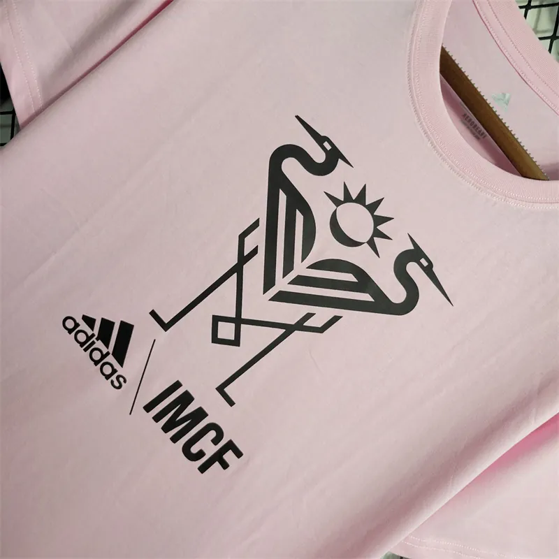 23-24 Inter Miami Casual Shirt Pink Size S-XXL Soccer Jerseys 2