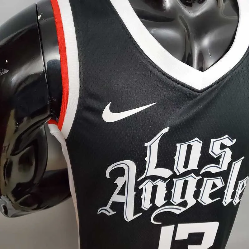 New George #13 Los Angeles Clippers Black 4