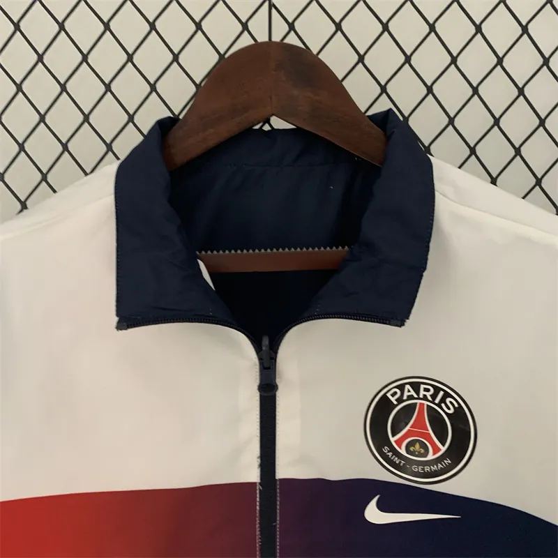 23-24 PSG reversible windbreaker white 10