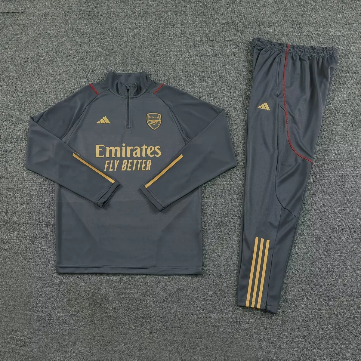 23-24 Arsenal Long Sleeve Training Suit Yupoo 1
