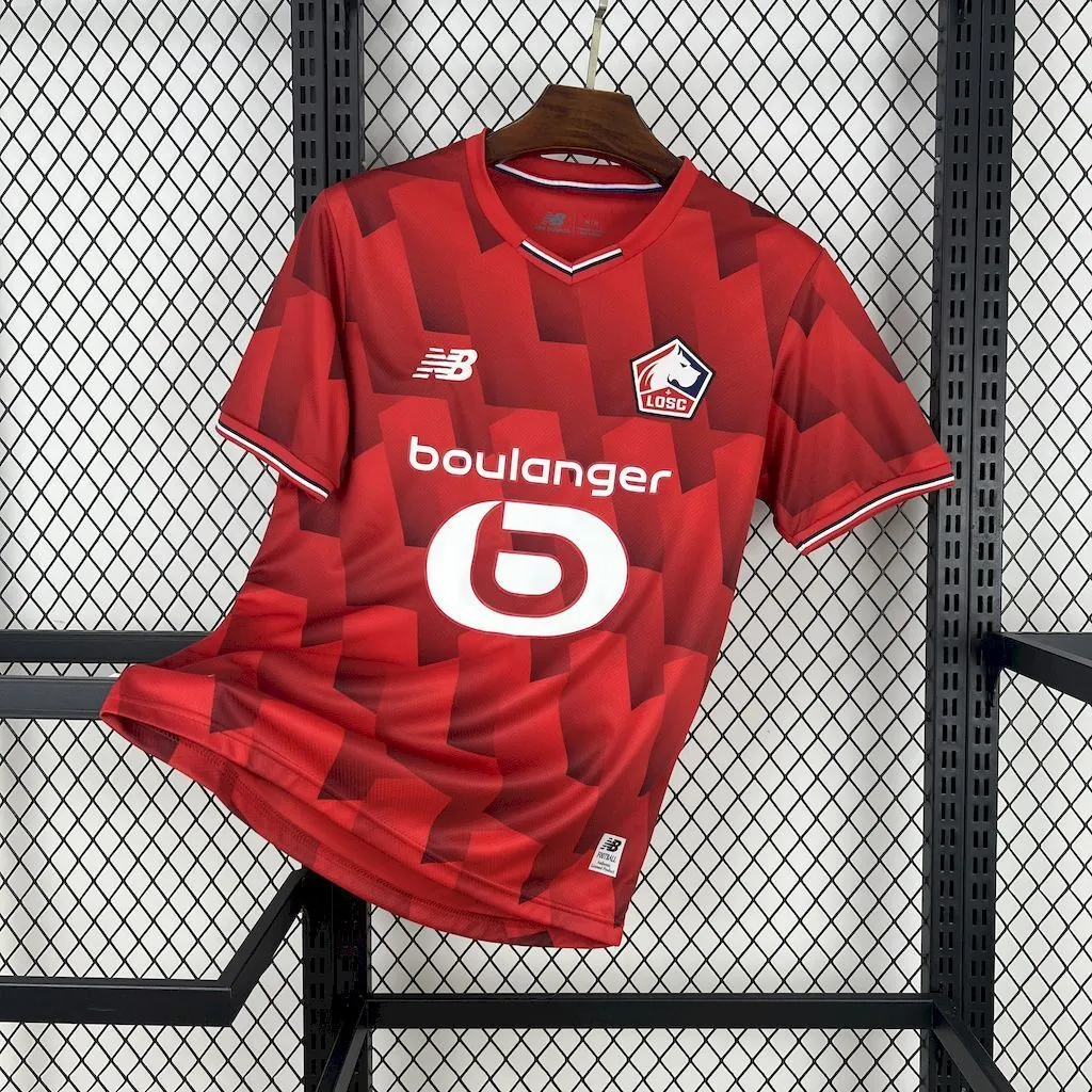 25-26 Lille Home Shirt Football T-Shirt AAAAJersey Supply Yupoo 7
