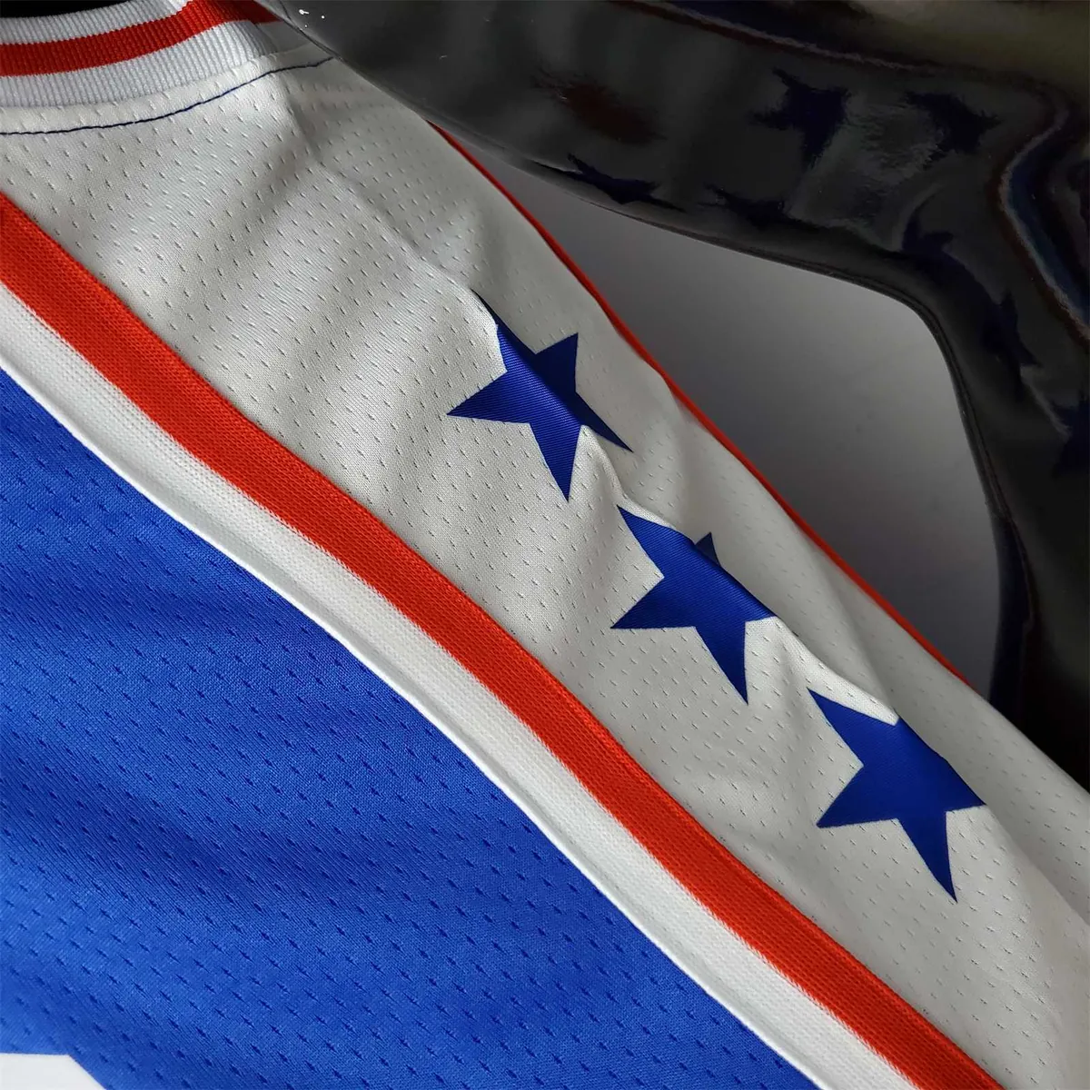 75th Anniversary Philadelphia 76ers SIMMONS#25 Blue NBA Jersey 5