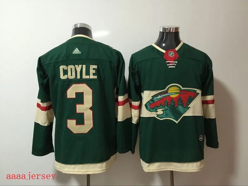 Minnesota wild ice hockey jersey M-3XL 明尼苏达荒野队冰球服 2