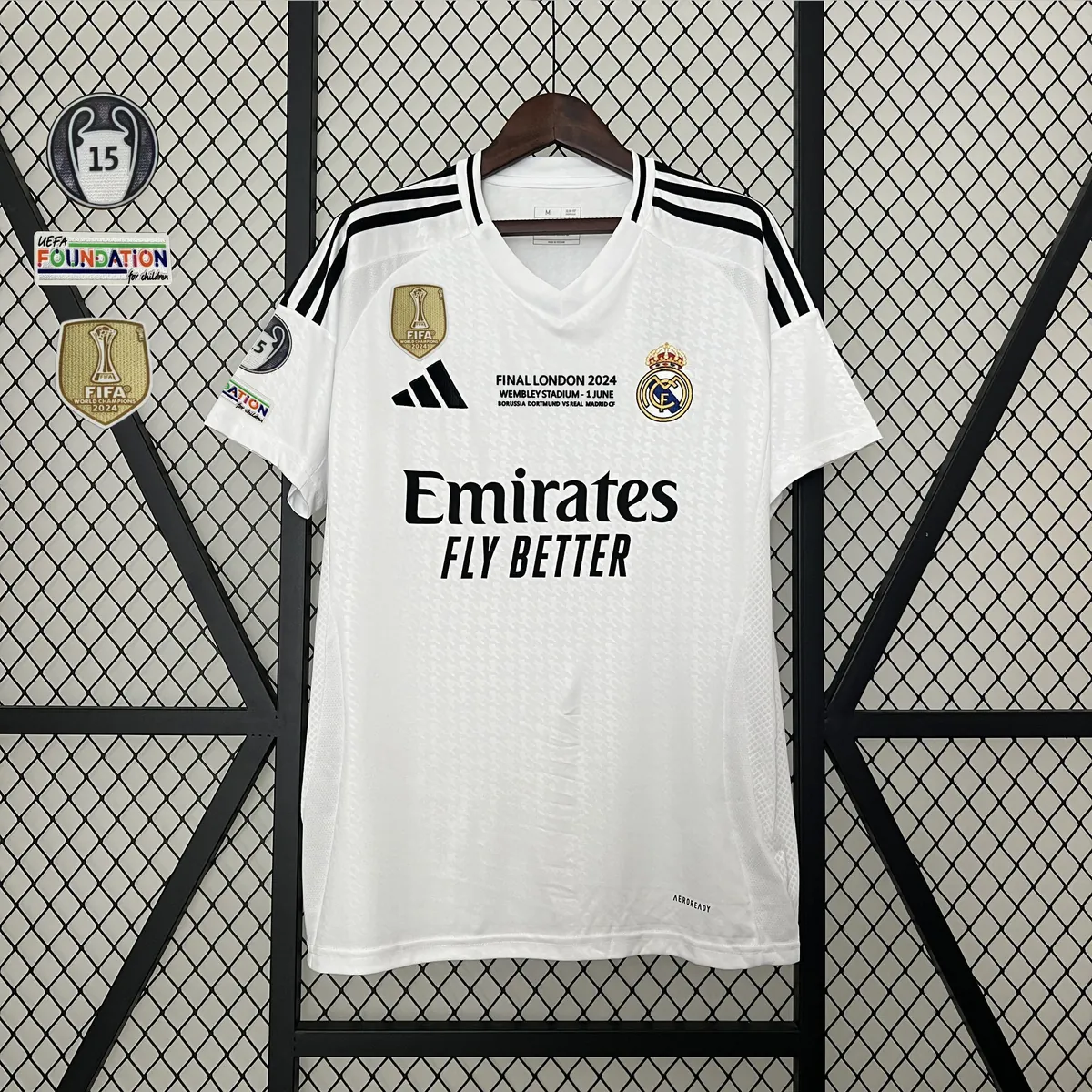 24-25 Real Madrid Home Kit With All Kind of Badges Soccer AAAAJerseys Yupoo 10