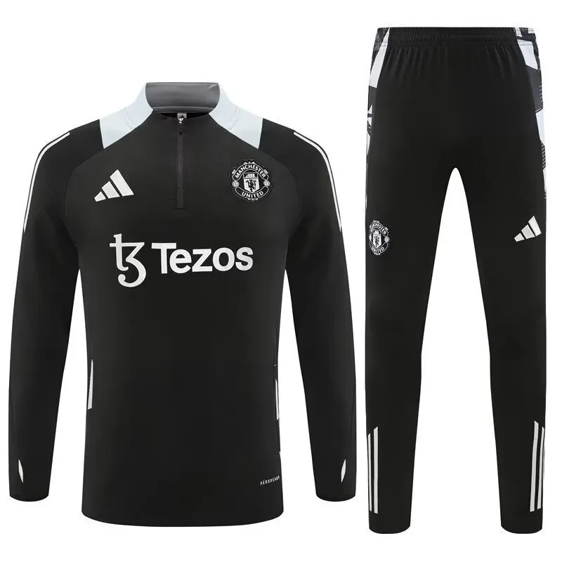 24-25 Manchester United Long Sleeve Training Suit Football Shirts 3