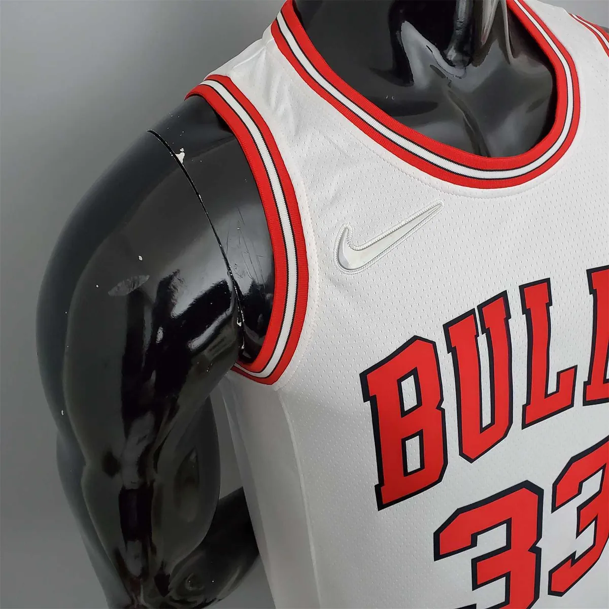 75th Anniversary Pippen #33 Bulls White 4