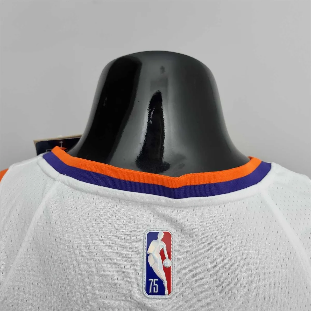 75th Anniversary Booker #1 Phoenix Suns White NBA Jersey 5