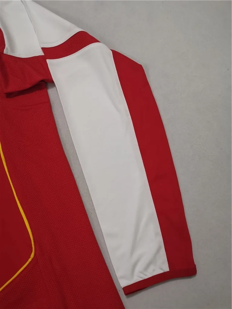 04-05 Arsenal home red long sleeve 6
