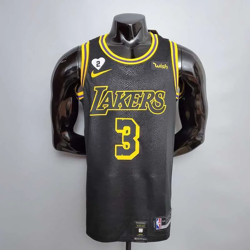 DAVIS #3 Lakers black 7
