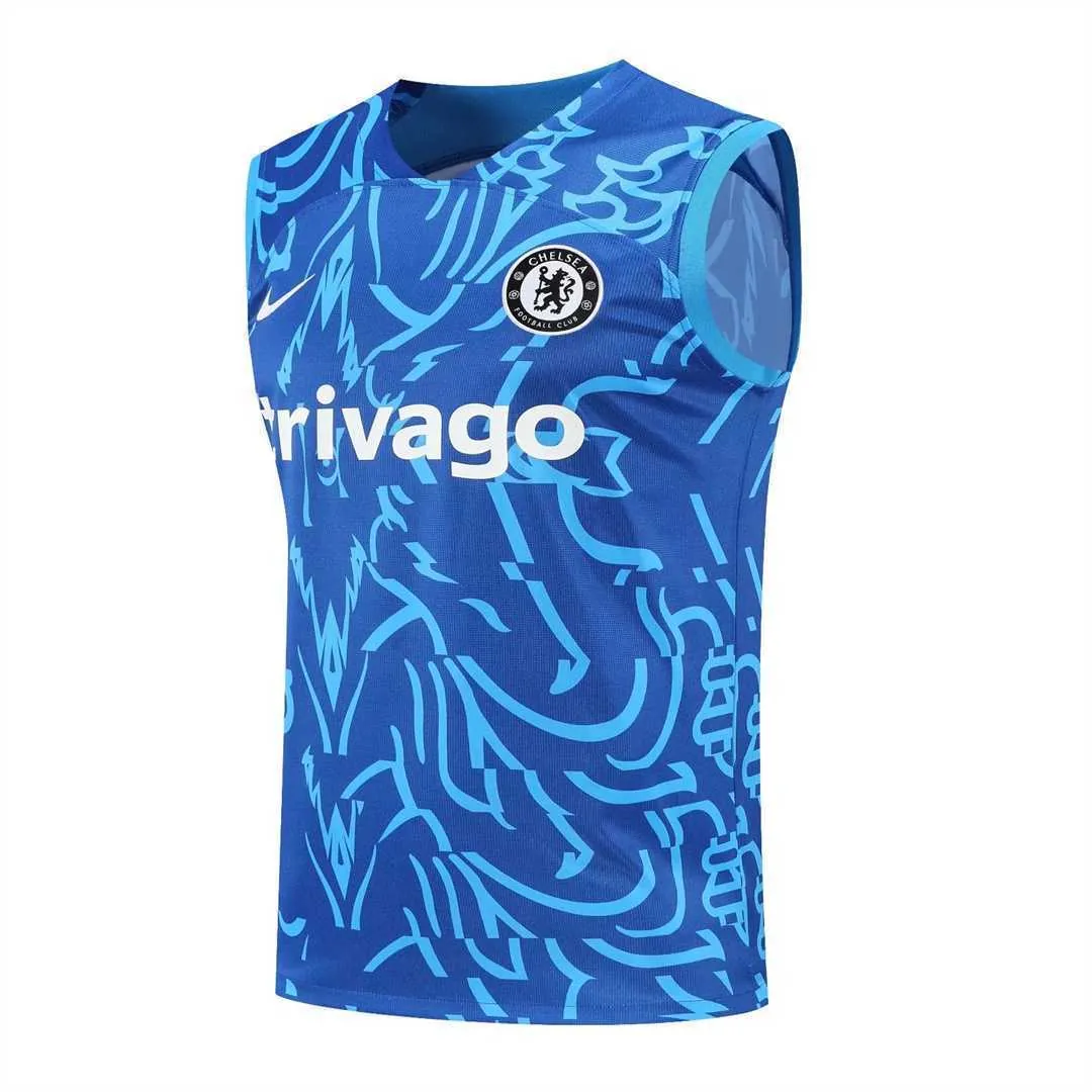 22-23 Chelsea vest training suit kit Blue Camo 18