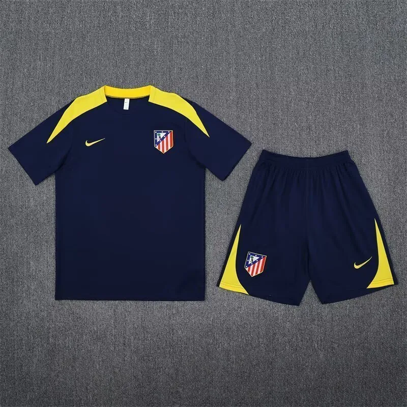 25-26 Atletico Madrid Navy Training Kits Football Tracksuits 2
