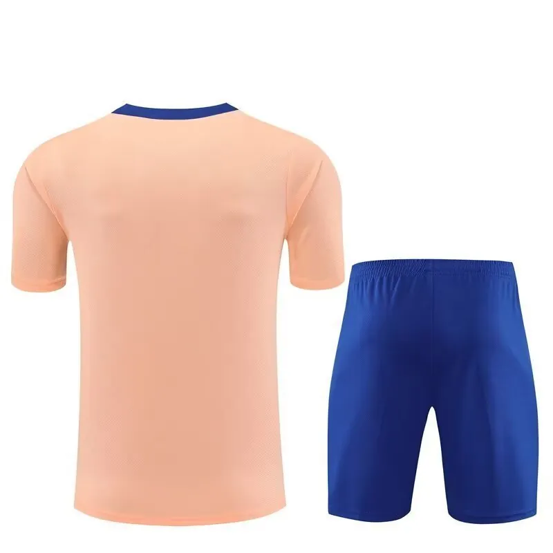 25-26 France Gold Training Kits Football Tracksuits 2