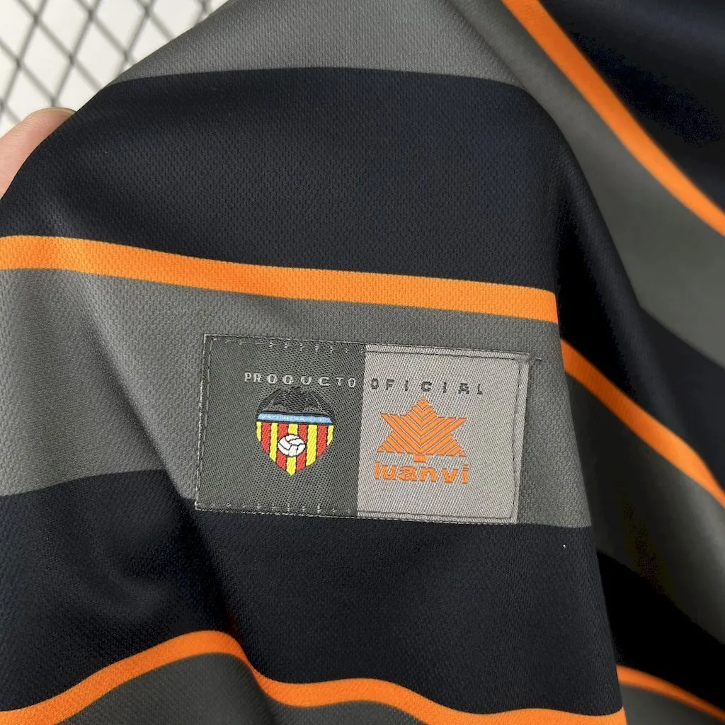 99-00 Valencia Third Retro Kit Vintage Shirt AAAAJersey Dropship Yupoo 3