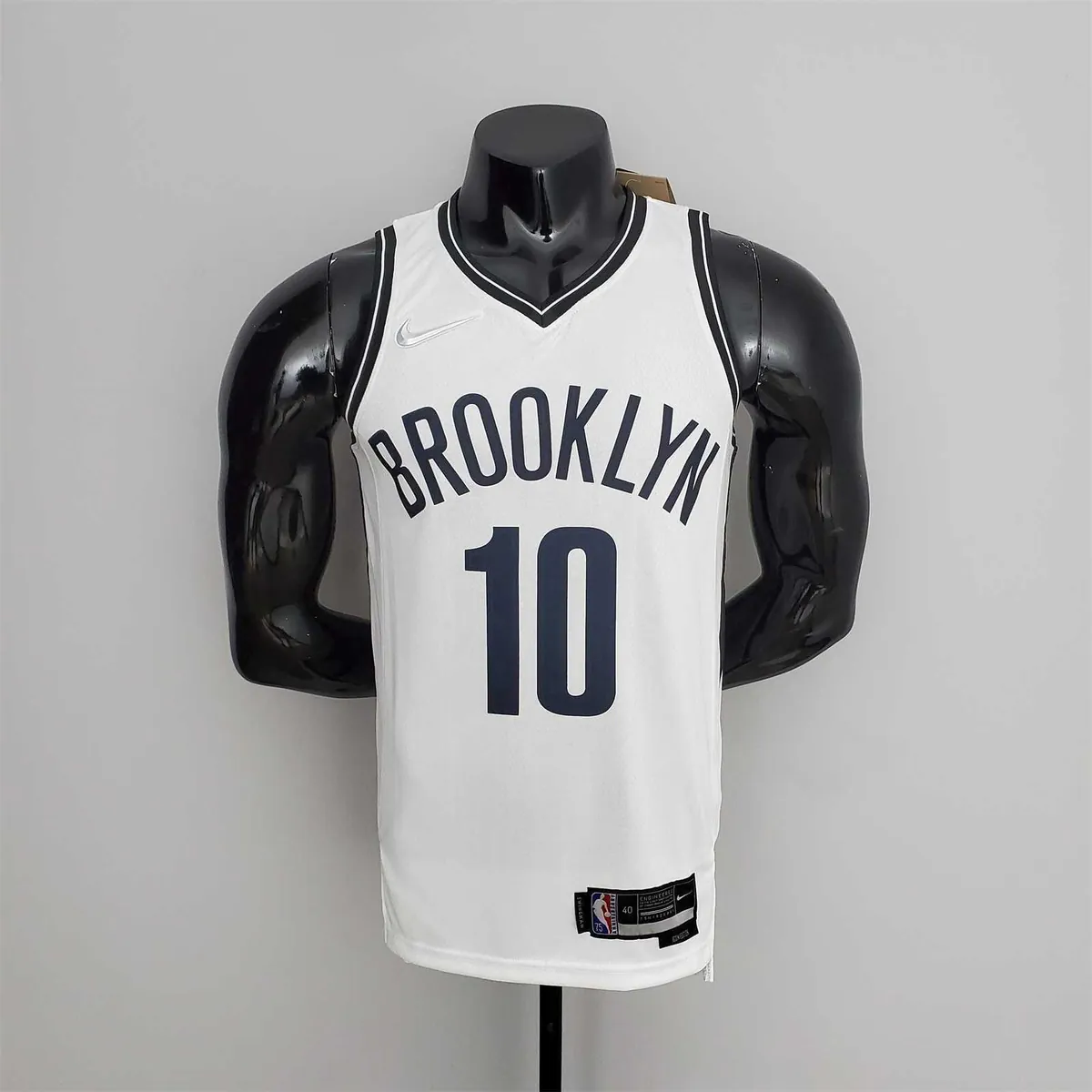 75th Anniversary Simmons #10 Nets White NBA Jersey 10
