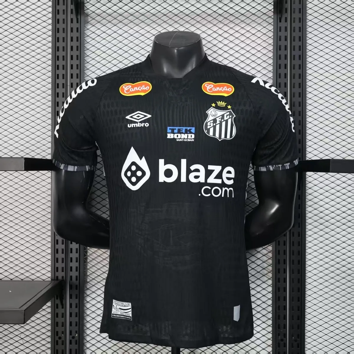 25-26 Santos Black Kit Player Special Edition Soccer AAAAJersey Yupoo 7