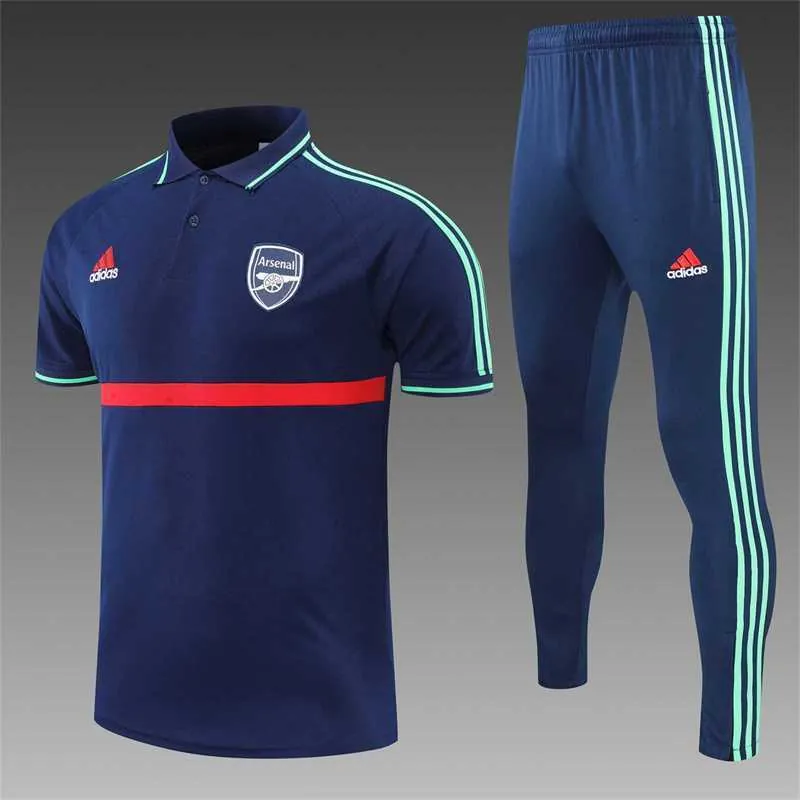 Polo Arsenal sapphire blue with red border 20
